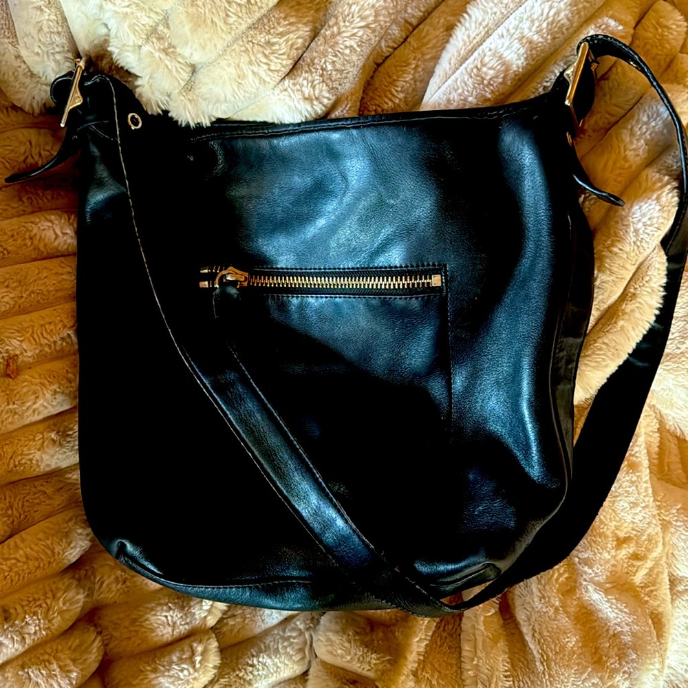 Coach Black Leather Handbag